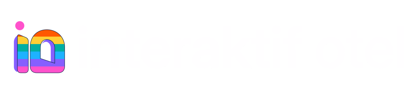 Interaktif Otel · قوس قزح · خلفية داكنة